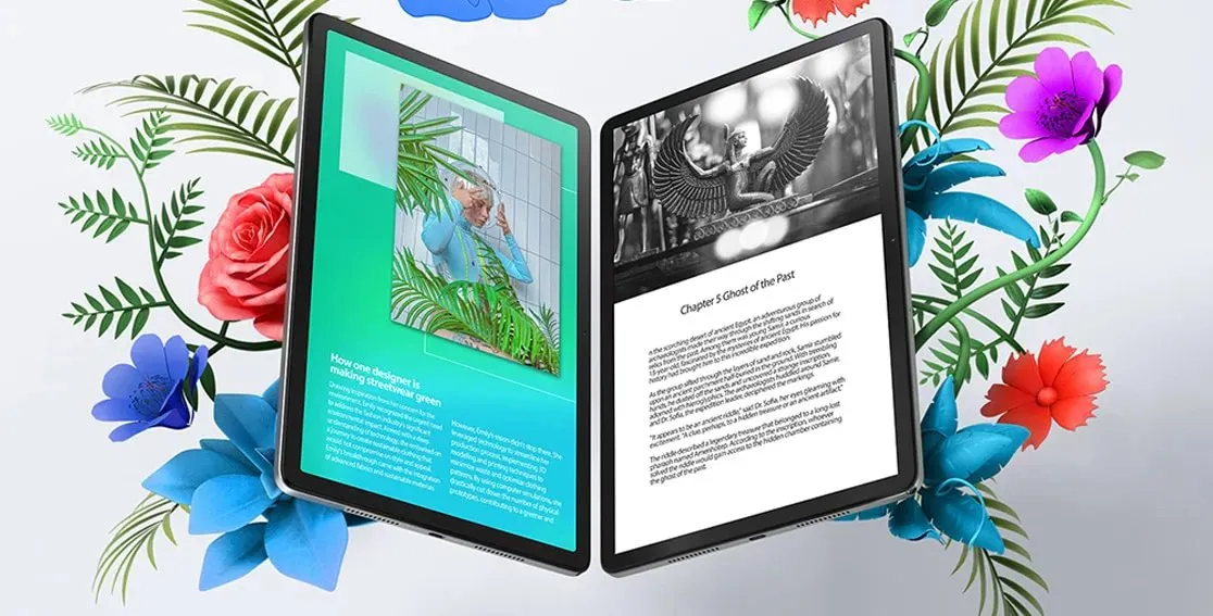 قراءة غامرة على جهاز Lenovo Tab K11