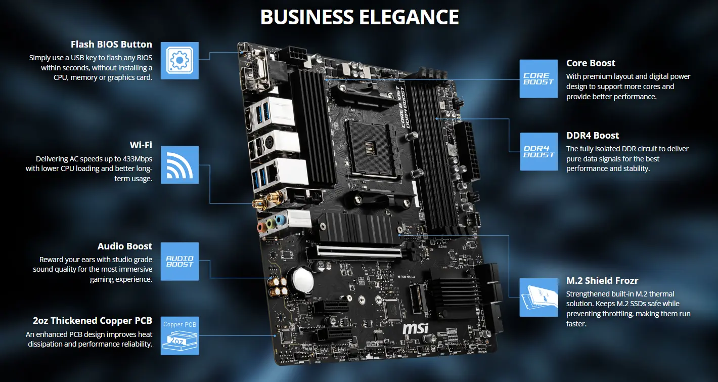 B550M PRO-VDH WiFi B550M PRO-VDH WiFi