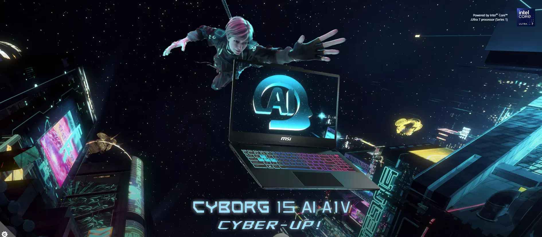 Msi Cyborg 15 AI A1VF Msi Cyborg 15 AI A1VF