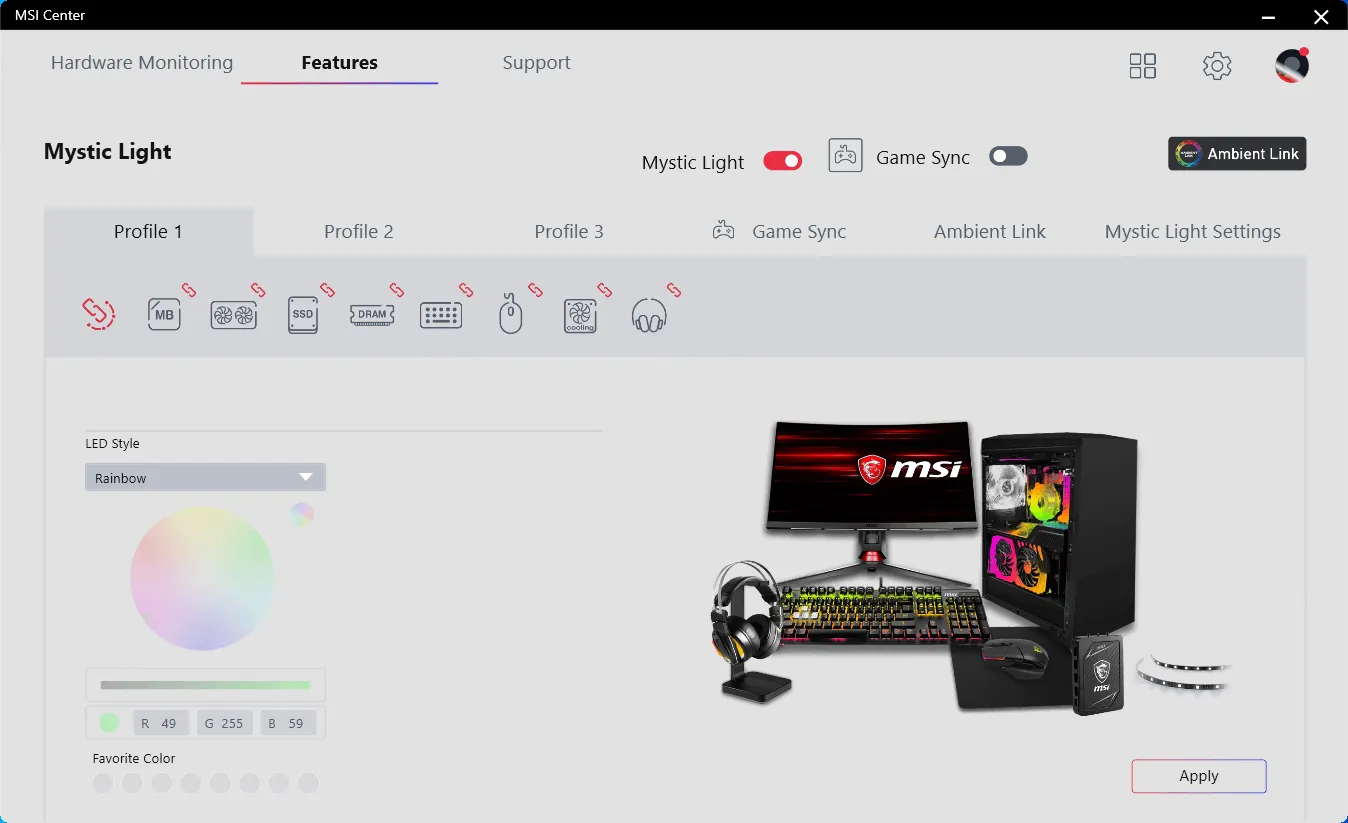 مركز MSI مركز MSI