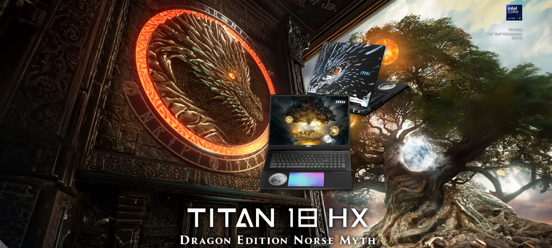 Msi Titan 18 HX Dragon Edition Norse Myth A2XWJG