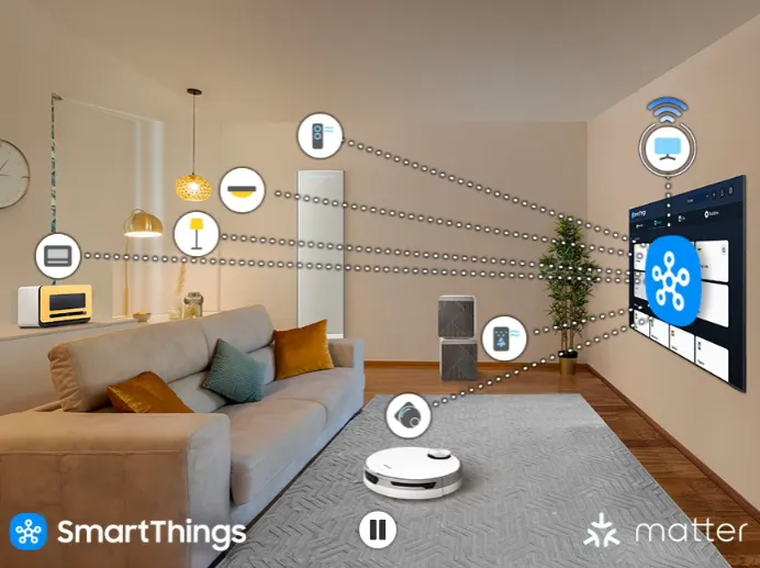 Samsung 55Q80D Built-in SmartThings Hub