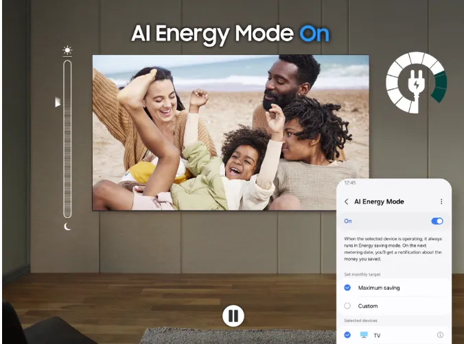  Samsung 85DU8000 AI Power Mode