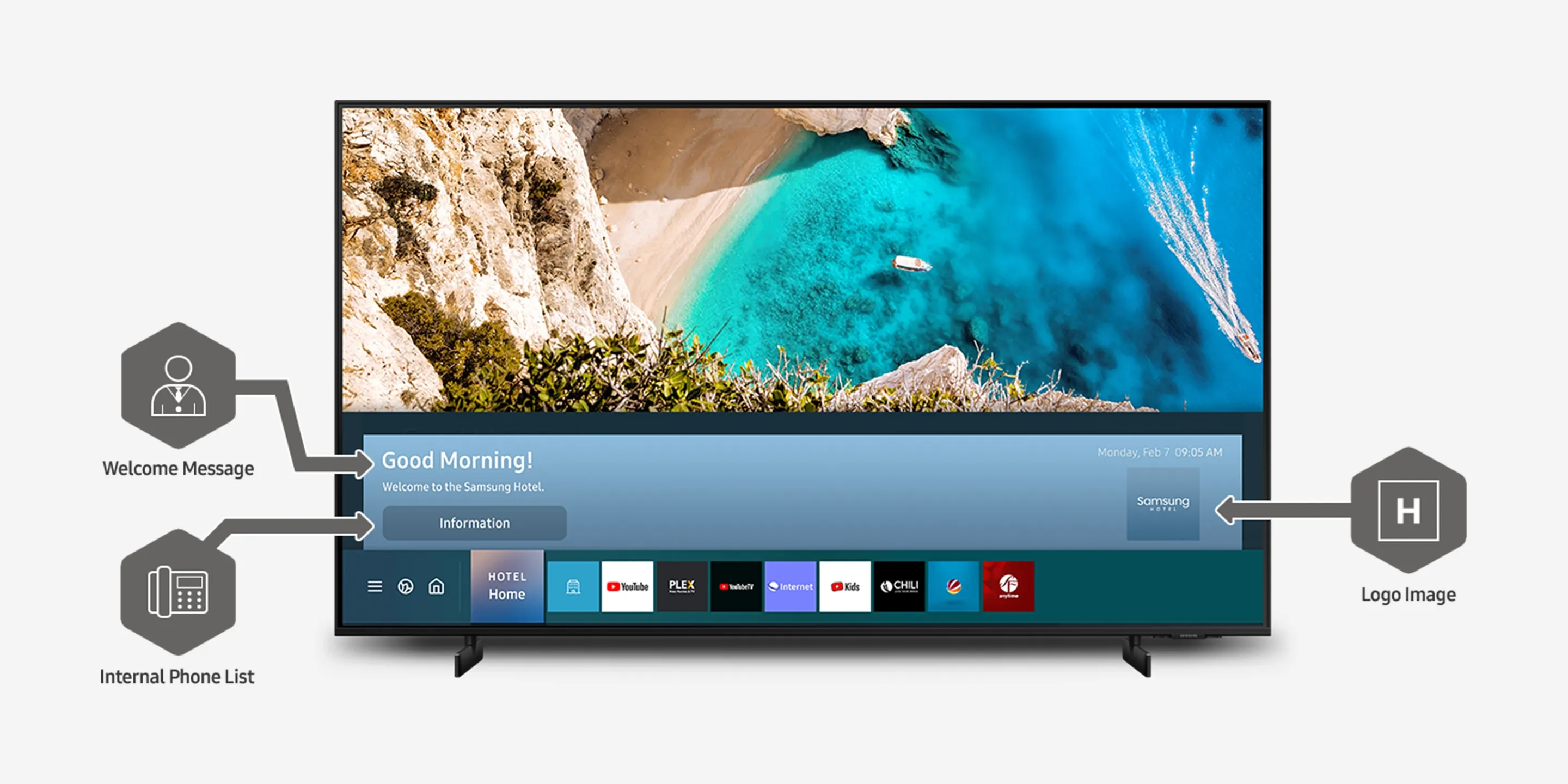 Samsung AU8000 تحكم أسهل وأسرع باستخدام تطبيق Home وواجهة Eden UI