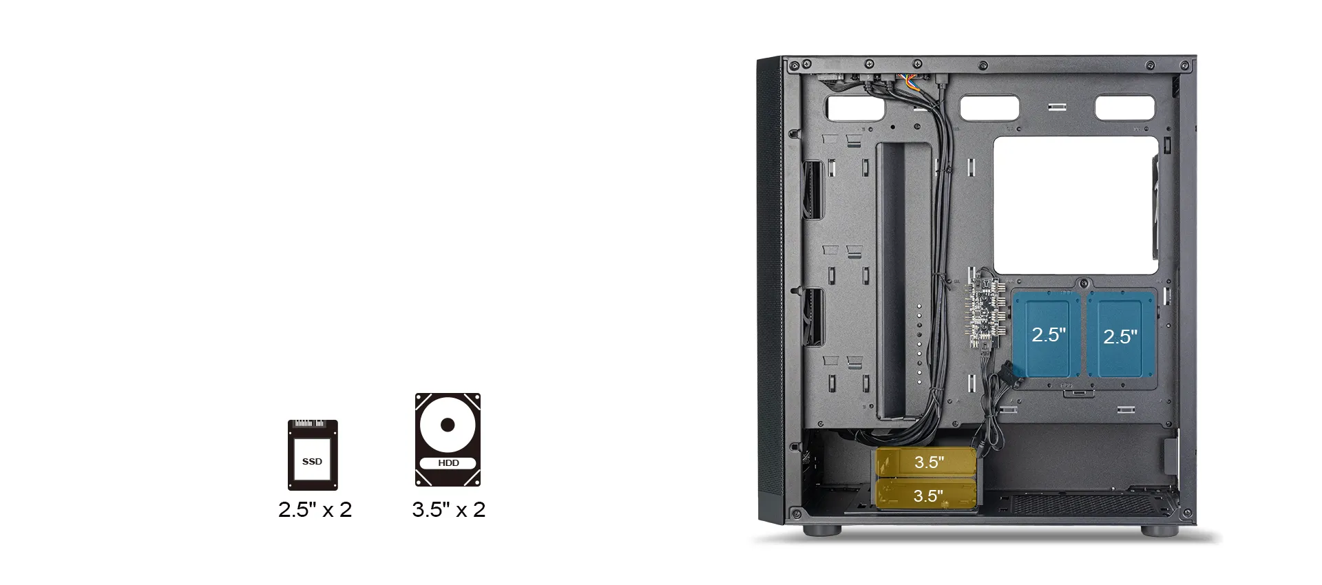 علبة ATX متوسطة الحجم