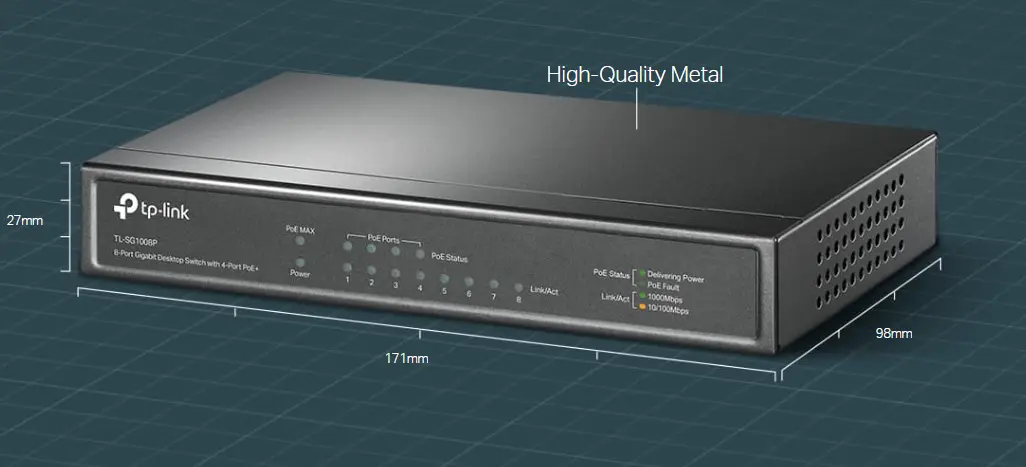 سويتش PoE TL-SG1008P