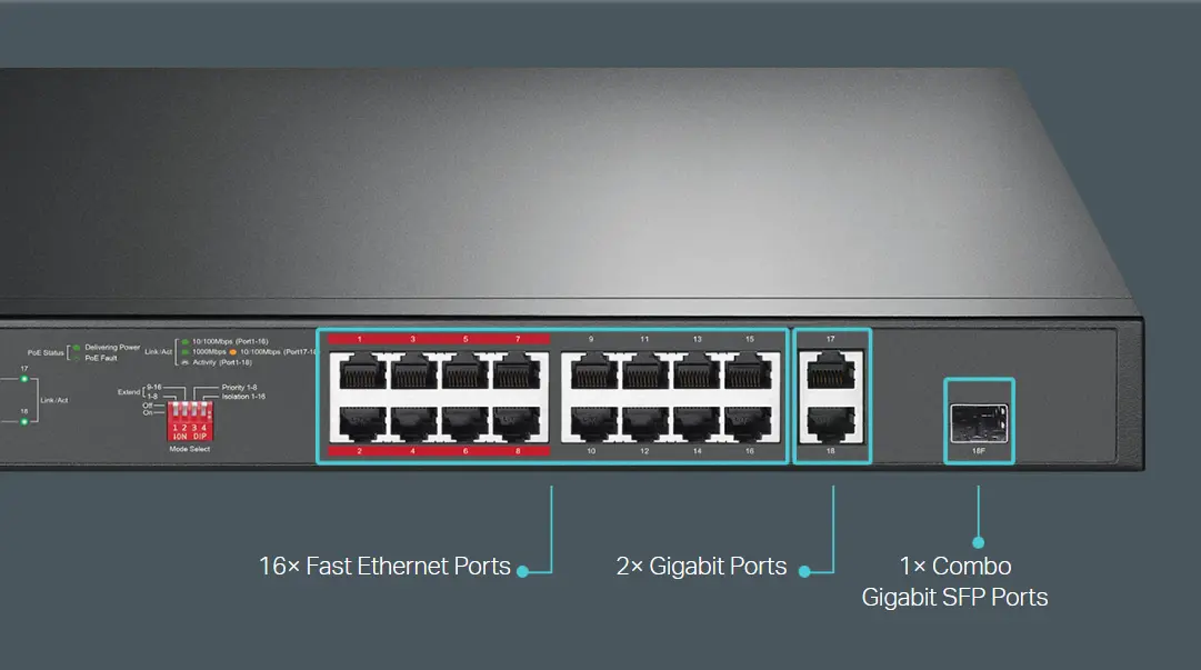tp-link switch 16 port