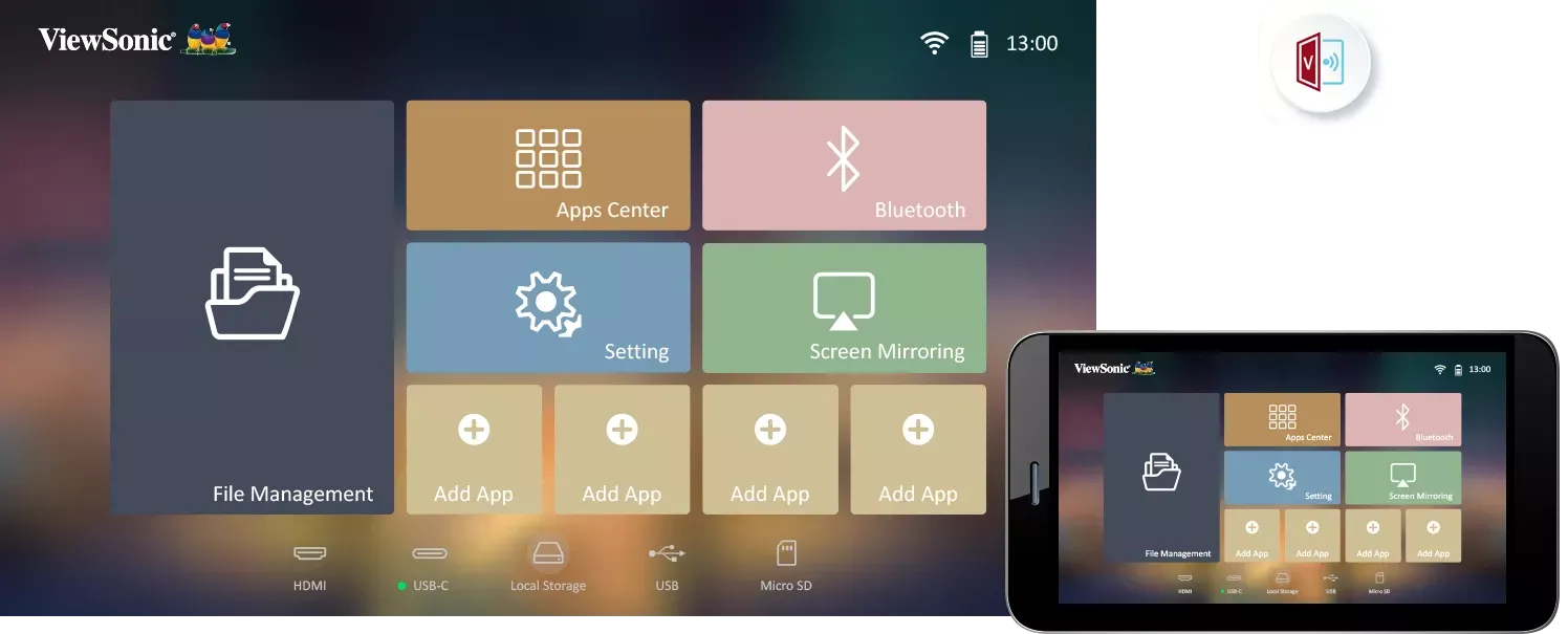 ViewSonic smart portable 