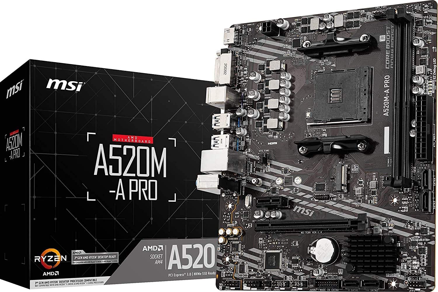 MSI A520M-A PRO Gaming Motherboard