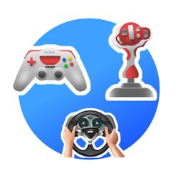 Joystick, Game Pad and Racing Wheel