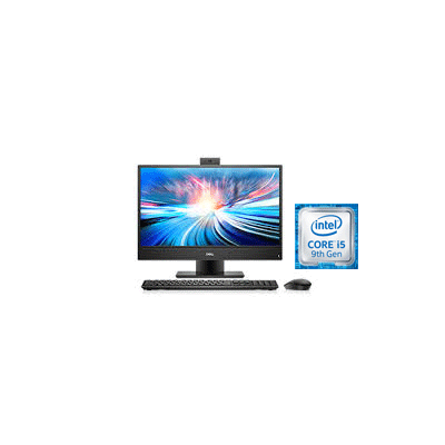 DELL OptiPlex 5270 All-in-One Desktop Intel core i5 9th generation 500 GB  SATA 8GB DDR4 Intel Integrated Graphics Ubuntu Linux Black