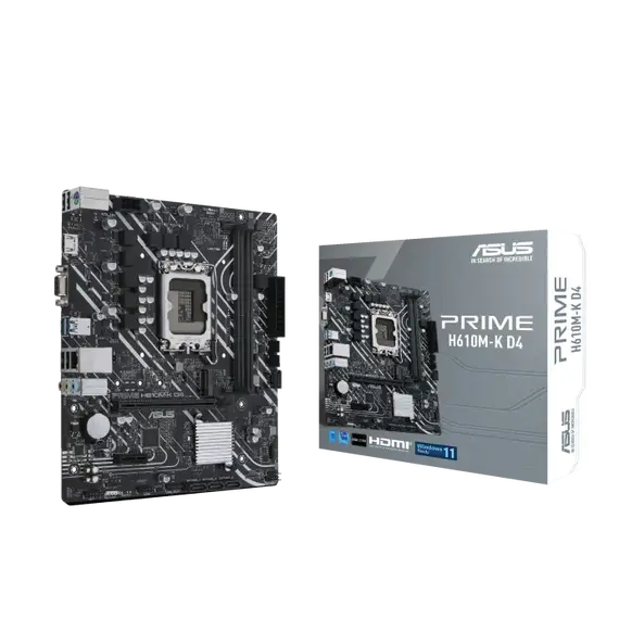 Asus Prime H610M-K-D4 Motherboard