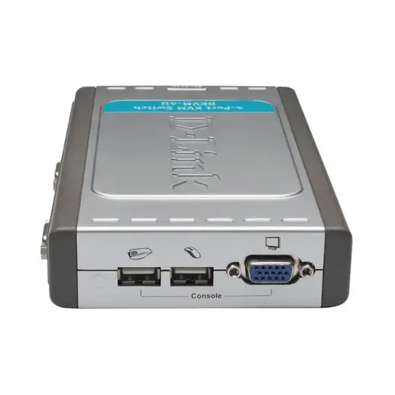 محول KVM رباعي المنافذ