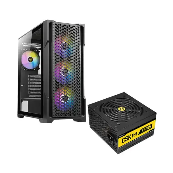 case with power supply